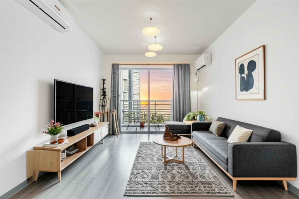 Singapore home with modern furniture